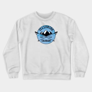 Telluride Colorado Skiing Ski Snowboarding Crewneck Sweatshirt